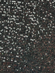 AllSaints Black Sequin Dress