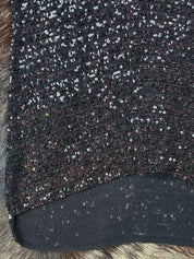 AllSaints Black Sequin Dress