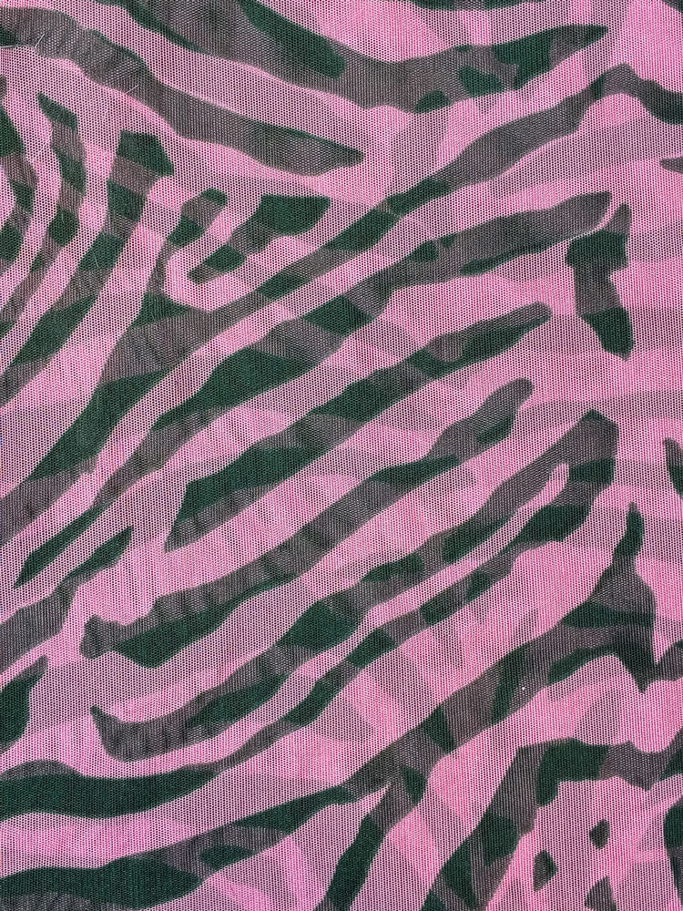 Dolce & Gabbana Pink Zebra Sheer Cami Top