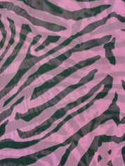 Dolce & Gabbana Pink Zebra Sheer Cami Top