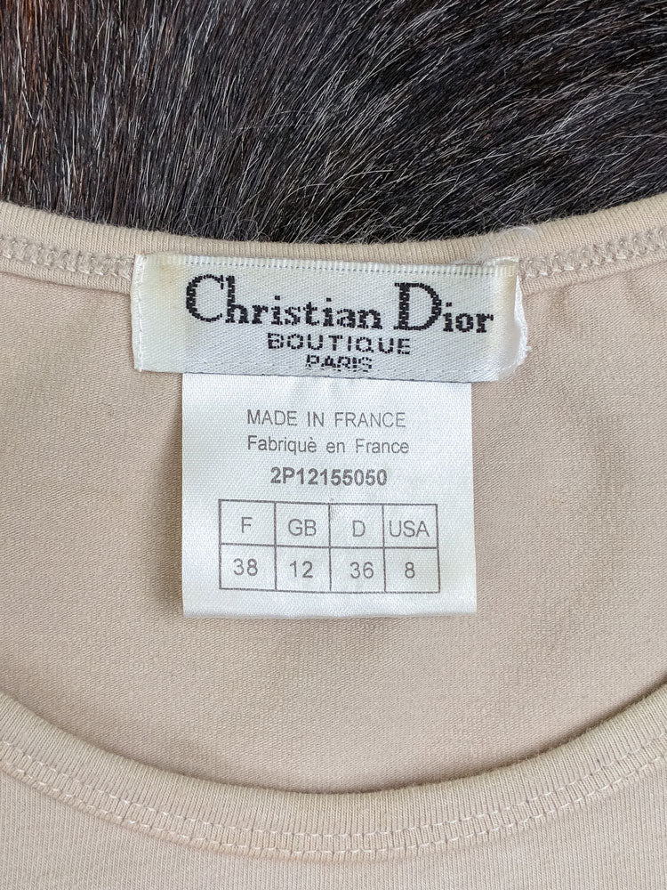 Christian Dior 2000s “J’Adore Dior” Rhinestone Tee