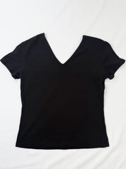 D&G Dolce & Gabbana 2000s Black Logo Floral Graphic Tee - S