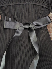 Chanel 2006 Cruise Ribbed Viscose Camisole with Satin Bow