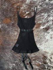 Chanel 2006 Cruise Ribbed Viscose Camisole with Satin Bow