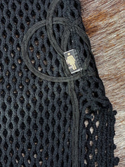 JPG Jeans 1990s Black Mesh Fishnet Top