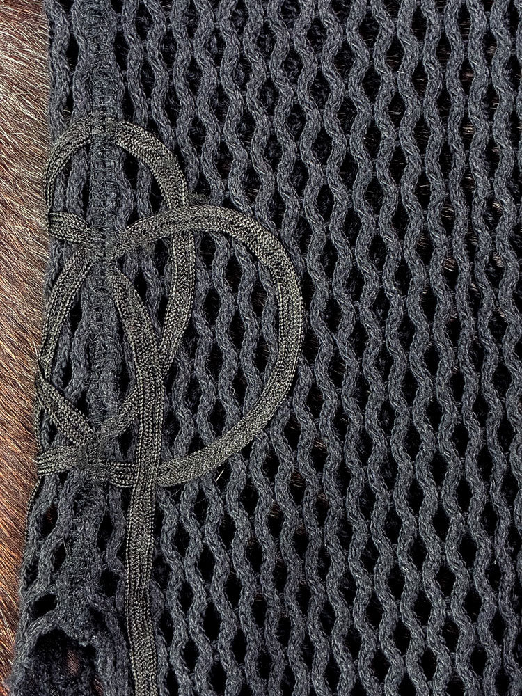 JPG Jeans 1990s Black Mesh Fishnet Top