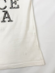 D&G Dolce & Gabbana 2000s I Love Dolce Vita Rhinestone Tank - As Is - XS/S