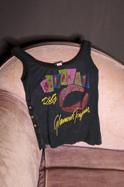 D&G 2000s “Pigalle Glamour Toujours” Lip Graphic Tank