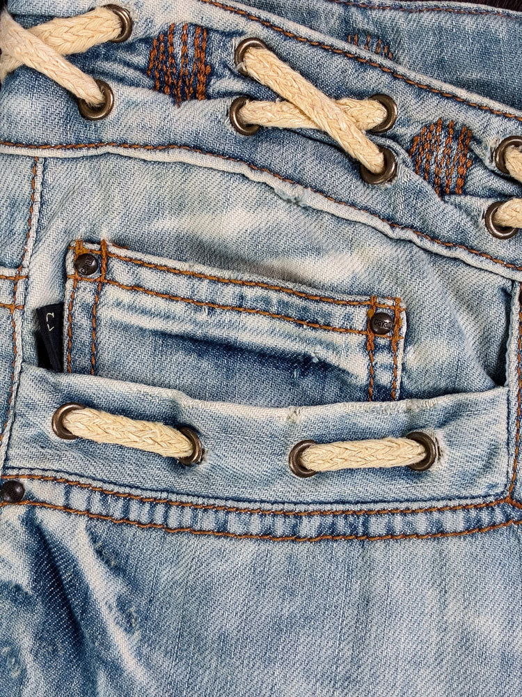 Just Cavalli Light Denim Jeans with Rope Detail