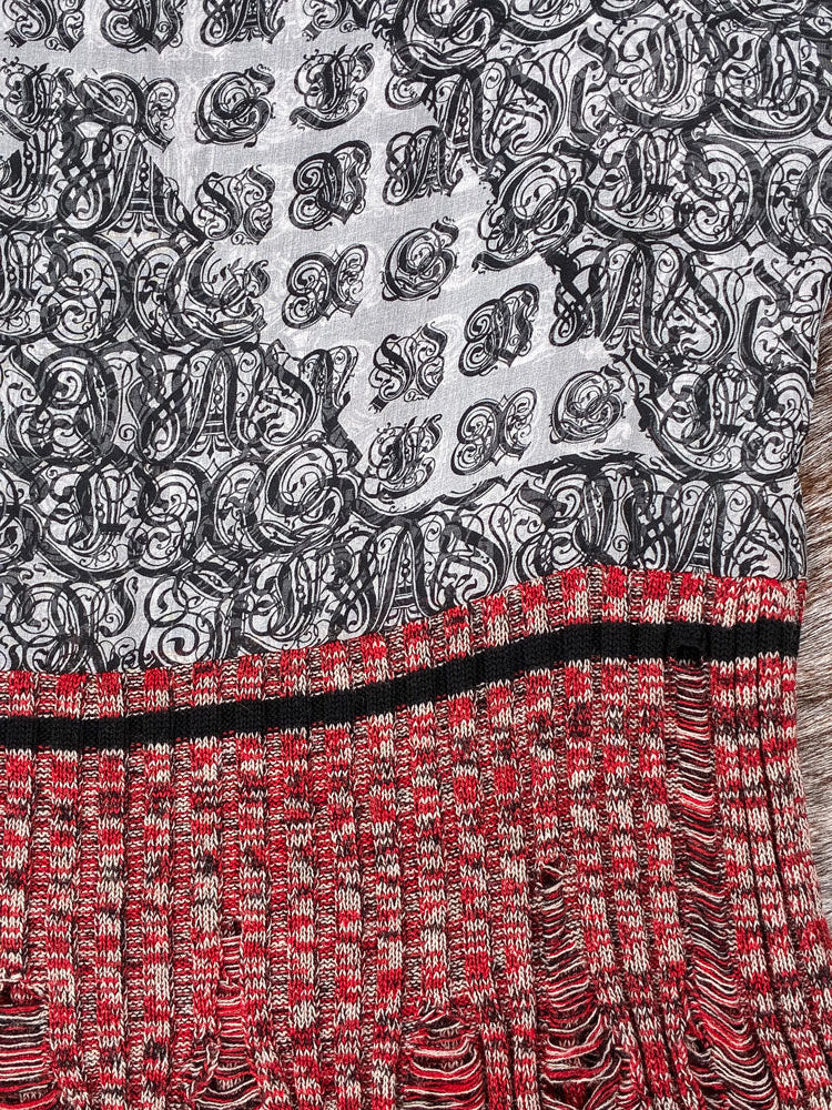 Jean Paul Gaultier Maille 1990s Silk Trompe-l’Œil Top