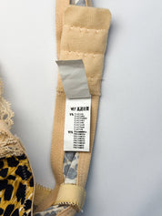 D&G Dolce & Gabbana 2000s Leopard Lace Underwired Bra and Brief Set - 30B / M