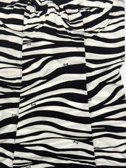 D&G Dolce & Gabbana 2000s Zebra Logo Print Bustier Cami and Brief Set - XS/S