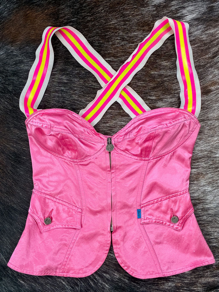 Christian Lacroix 2004 Pink Corset Top