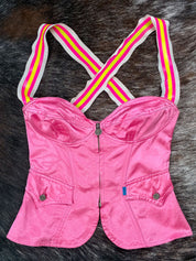 Christian Lacroix 2004 Pink Corset Top
