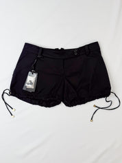 Elisabetta Franchi Celyn b. 2000s Black Bubble Shorts - S