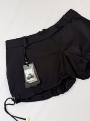Elisabetta Franchi Celyn b. 2000s Black Bubble Shorts - S