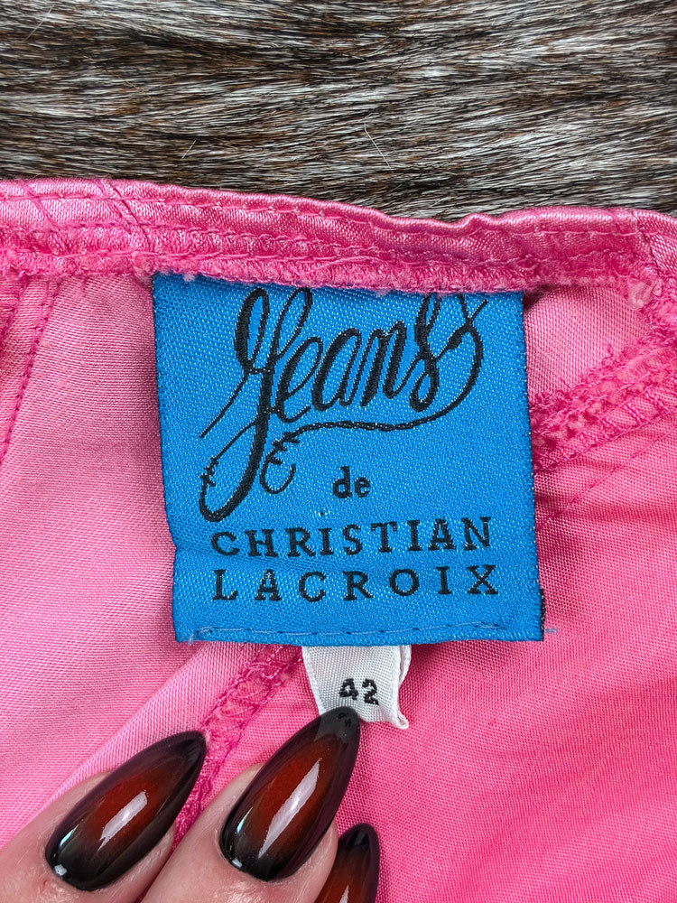 Christian Lacroix 2004 Pink Corset Top