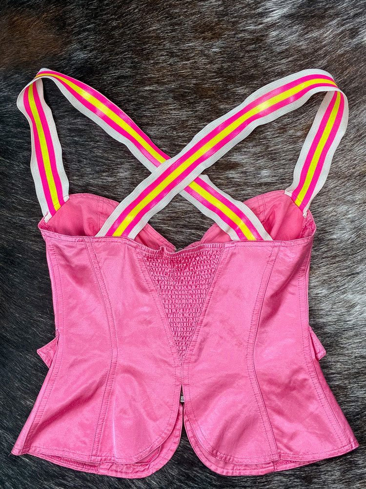 Christian Lacroix 2004 Pink Corset Top
