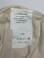 Le Streghe 2000s Yellow Psychedelic Swirl Wide-Leg Trousers - W28