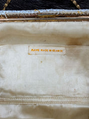 1950s Handmade French Beaded Evening Bag