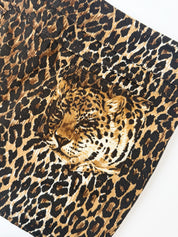 Dolce & Gabbana Beachwear 2000s Leopard Print Sleeping Leopard Micro Mini Skirt - W33