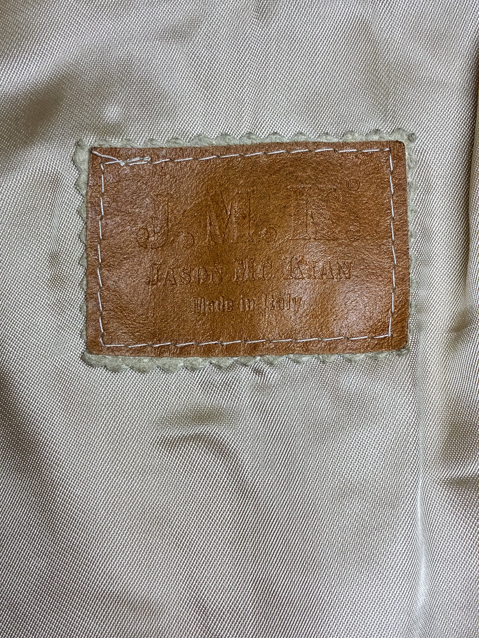 2000s Cream Embroidered Suede Jacket - S