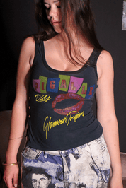 D&G 2000s “Pigalle Glamour Toujours” Lip Graphic Tank