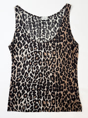 D&G Dolce & Gabbana Underwear 2000s Leopard Print Tank - M/L