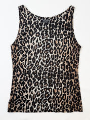 D&G Dolce & Gabbana Underwear 2000s Leopard Print Tank - M/L