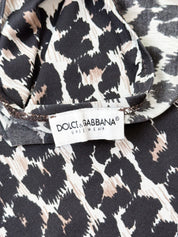 D&G Dolce & Gabbana Underwear 2000s Leopard Print Tank - M/L