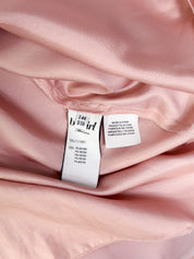 Blugirl Blumarine Modern Dusty Rose Satin Midi Dress - M