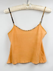 Roberto Cavalli 2000s Peach Snake Strap Cami Top - As Is - S/M