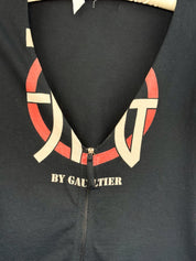JPG Jean Paul Gaultier 2000s Logo Zip-Front Long Sleeve Top - S/M