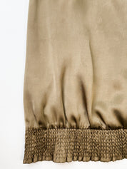 Vero Moda 2000s Olive Satin Sequin Bubble Cami - S