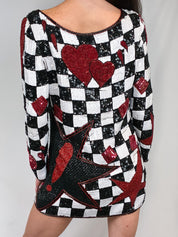 Ella Singh for Escada 1990s Couture Sequin Dress – M