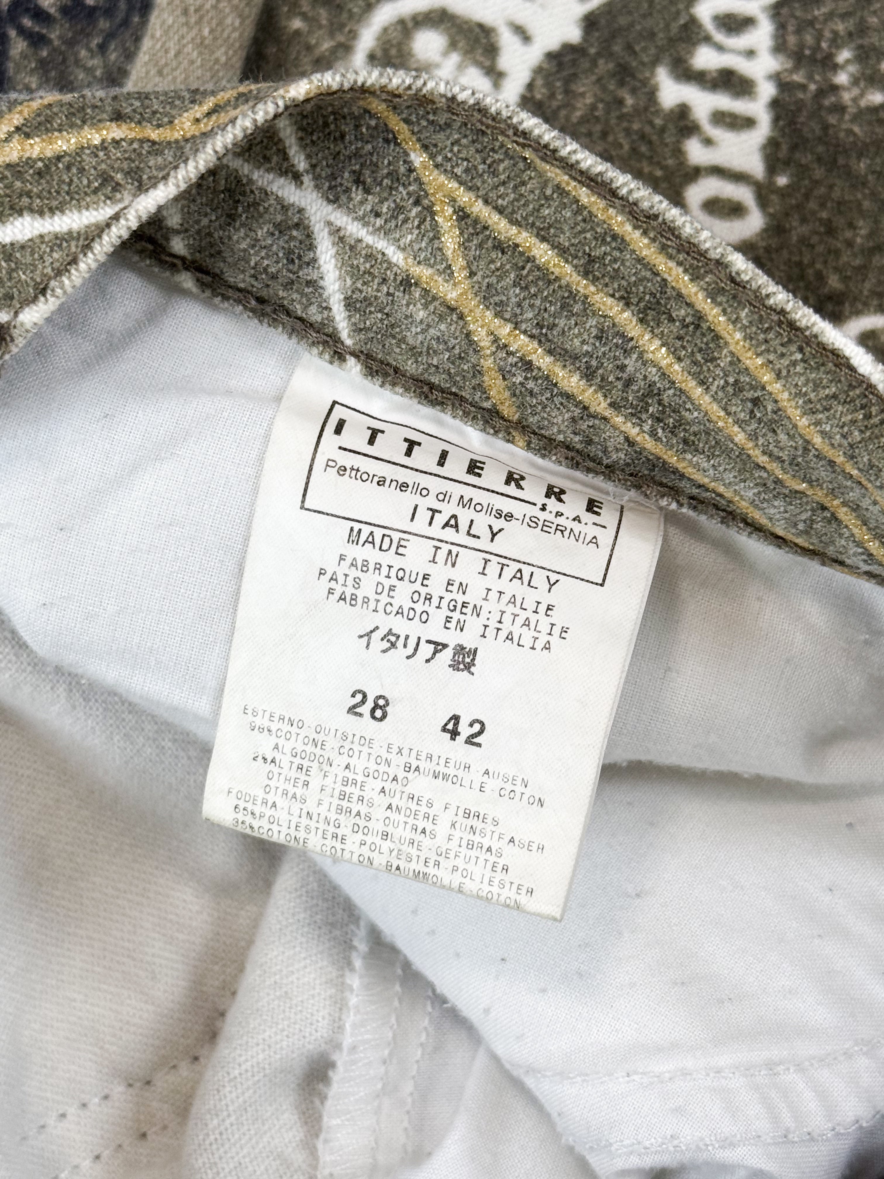 Just Cavalli FW2003 Astrology Zodiac Print Jeans - W27