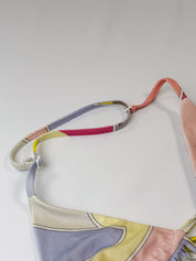 Emilio Pucci 2000s Psychedelic Print Fringe Triangle Bikini Set - XS