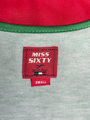 Miss Sixty 2000s Green Manga Print Slip Dress - S/M