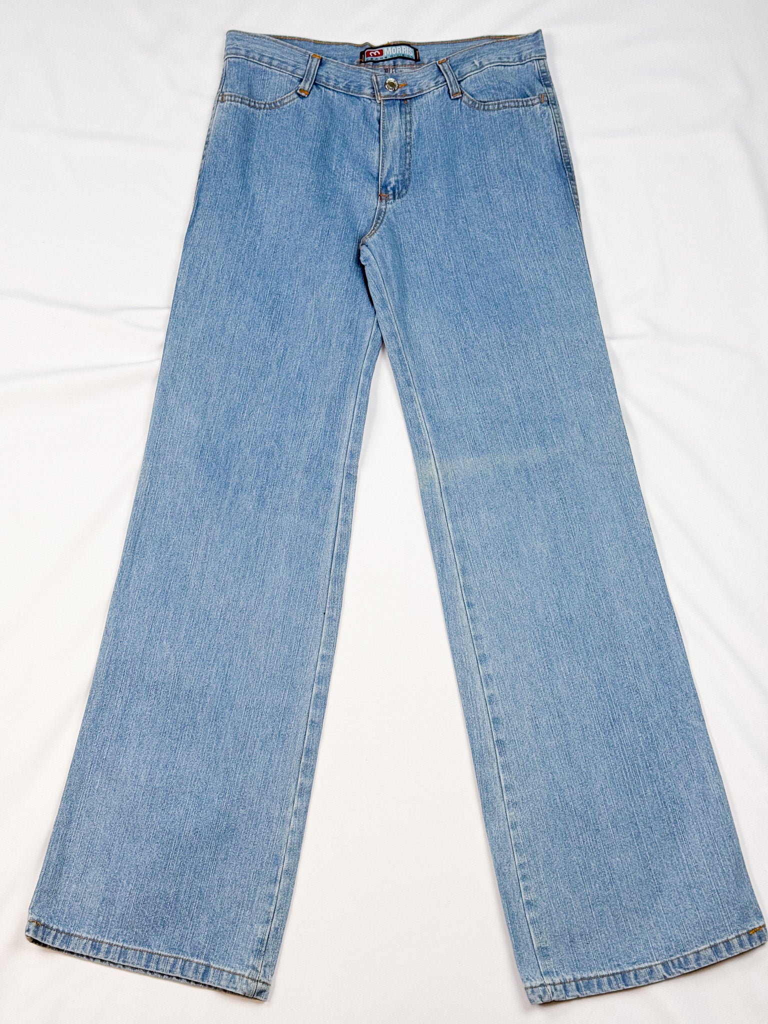 Morris Jeans Division 2000s Light Wash Wide Leg Jeans - W30