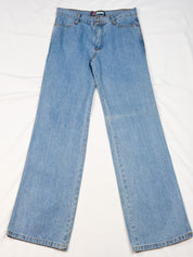 Morris Jeans Division 2000s Light Wash Wide Leg Jeans - W30