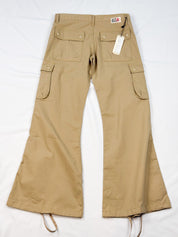 Take-Two 2000s Khaki Wide-Leg Cargo Flare Pants NWT - W30 / 30" Waist
