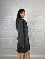 Just Cavalli 2000s Denim Trench