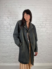 Just Cavalli 2000s Denim Trench