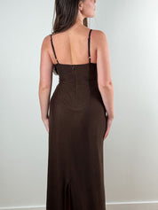 Laura Scott Brown Sparkly Dress