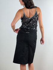 JPG Jeans 1997 Black Denim Skirt