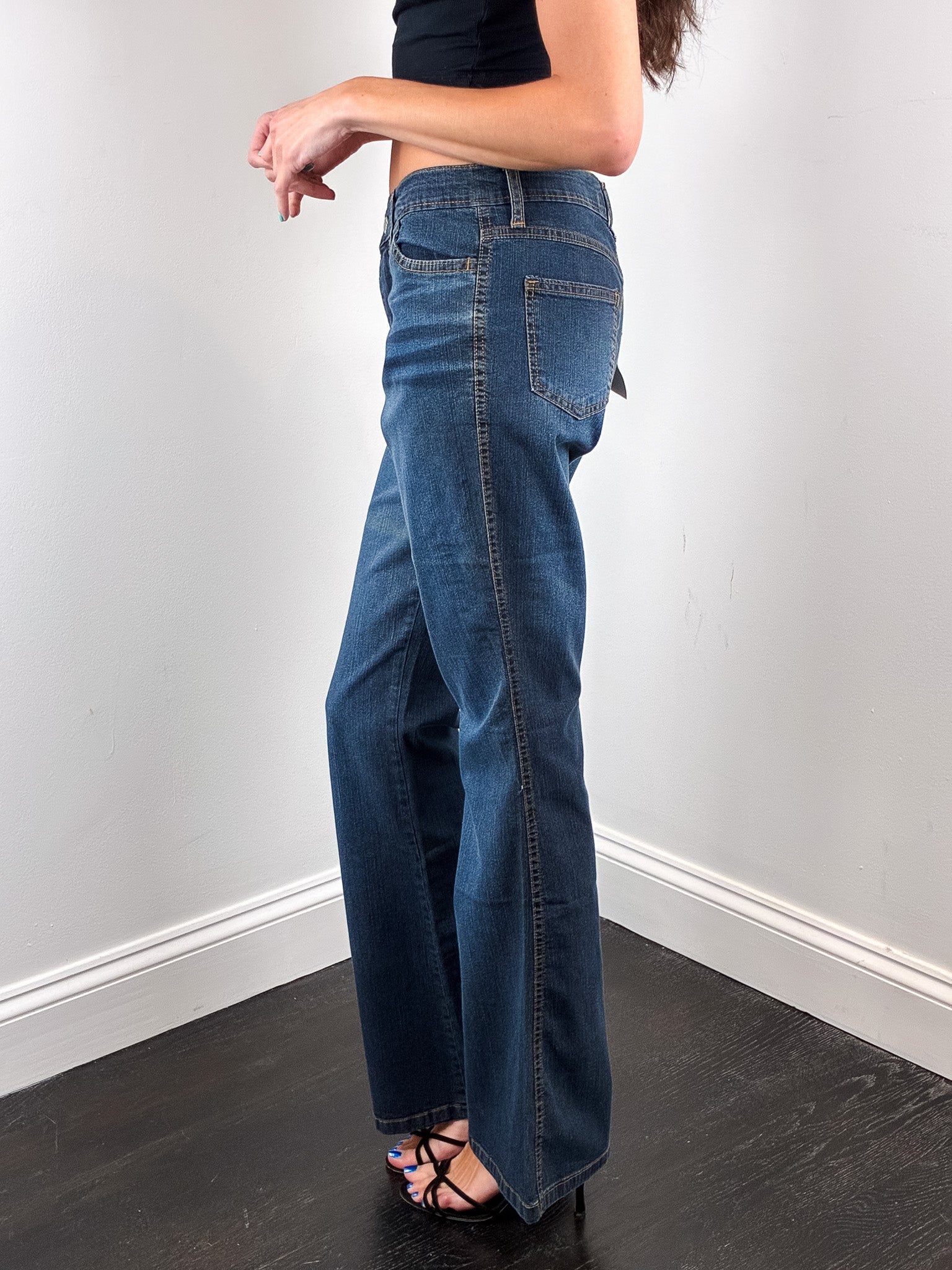 Morris Jeans Division 2000s Dark Wash Bootcut Jeans - W30
