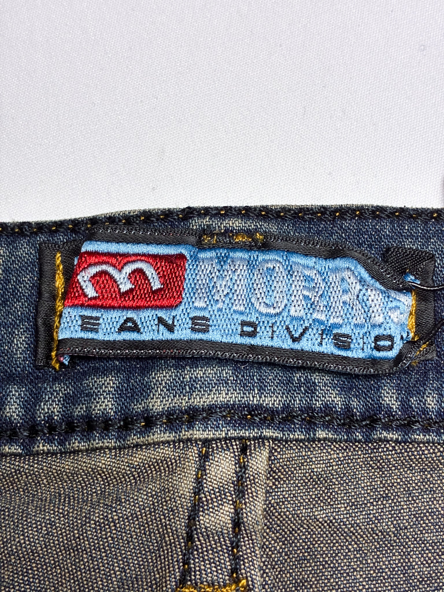 Morris Jeans Division 2000s Tan Overdyed Low Rise Bootcut Jeans - W30