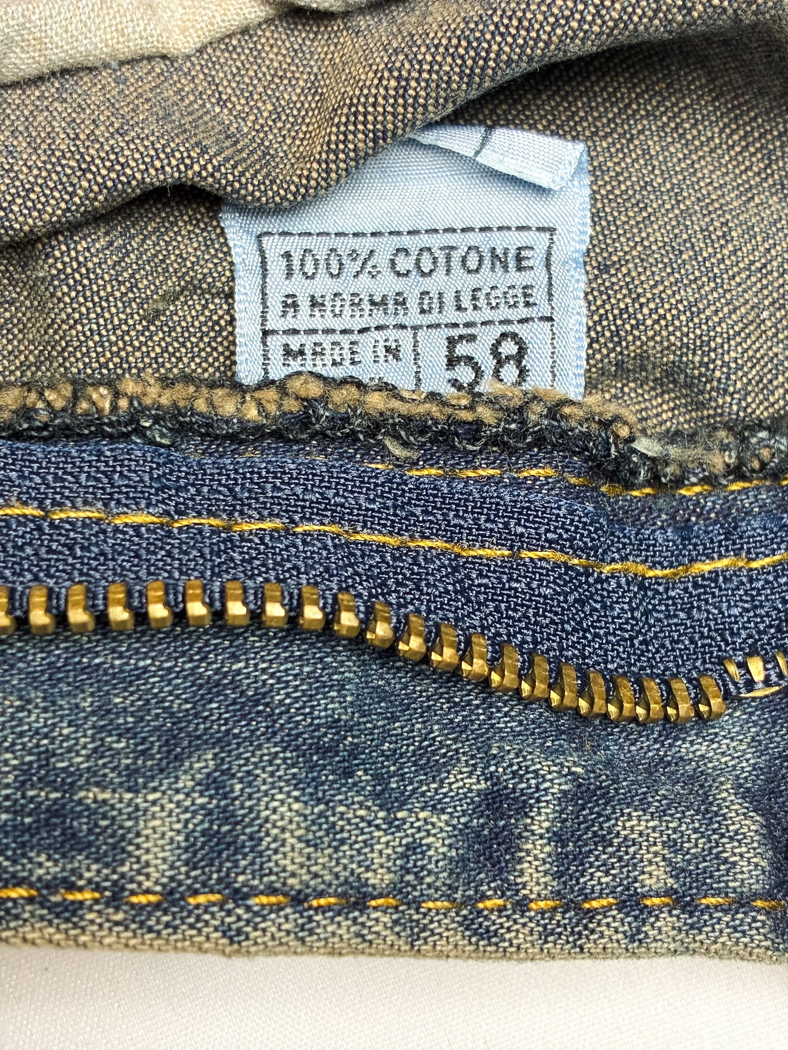 Morris Jeans Division 2000s Tan Overdyed Low Rise Bootcut Jeans - W30