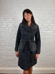 Miss Sixty 2000s Denim Trench Coat