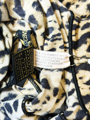 Just Cavalli 2000s Leopard Print Long Sleeve Top - M/L